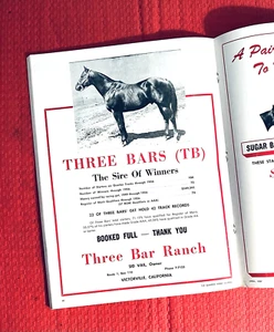1957 QUARTER HORSE Journal RACE ISSUE! - THREE BARS! - BULL'S EYE! - STEEL BARS! - Picture 1 of 24
