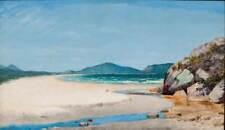 Almeida Junior - Seascape in Guaruja 30x40IN Rolled Canvas Home Decor print