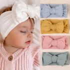 Infant Baby Headbands Super Soft Milk Silk Bow Knot Cap Soft Head Wraps Kids 