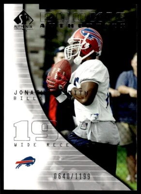 2004 SP Authentic Jonathan Smith Rookie 0640/1199 Buffalo Bills #112 R94 - Image 1 of 2