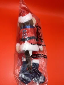 Los Angeles Angels MLB Santa RALLY MONKEY Farmer John Sealed Baseball 11” - NWT - Picture 1 of 7