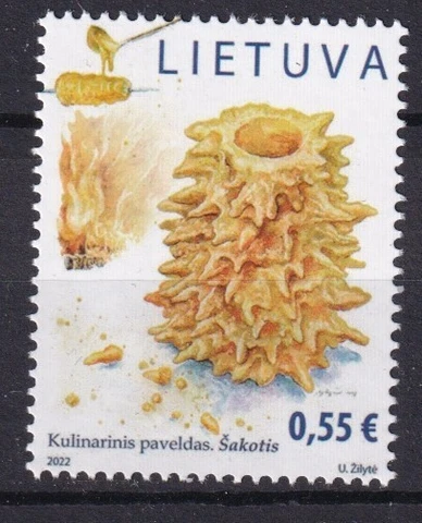 Lithuania 2022 Traditional Food, Desserts MNH stamp Cover