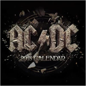 OFFICIAL LICENSED - AC/DC - 2018 WALL CALENDAR UNUSED/SEALED ANGUS - Picture 1 of 2