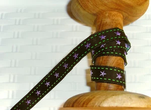 Webband Zierband Sternchen Sterne schwarz 12 mm  - Picture 1 of 1