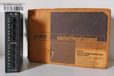 PLANET ISW-801T Slim 8-Port Industrial Fast Ethernet Switch - Image 1 of 4
