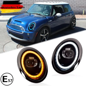 LED Scheinwerfer DRL Hi/Lo Strahl Blinker Für MINI Cooper R50 R52 R53 2001-2007 - Bild 1 von 12