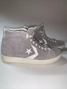 Zapatillas Converse All Stars Zapatos Talla 8M 9.5W Alto Top Gris Gamuza 155336C - Imagen 1 de 8