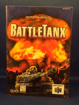 Nintendo BattleTanx N64 Manual Instruction Booklet Only - Image 1 of 2