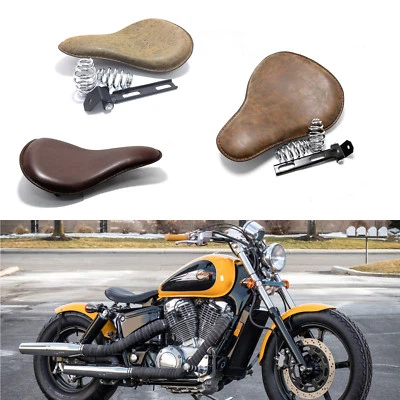 Asiento Springer Solo Personalizado Moto Honda Shadow 1100/Kawasaki Vulcan 800 Foto 1 de 4