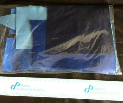 50g Felt off cut Pieces - Sewing,Collage,Card/Toy/Jewellery making - Blues - Image 1 of 2