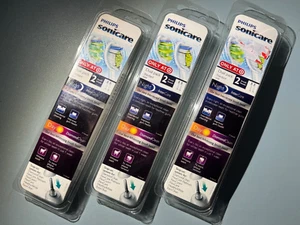 3 Sonicare HX6002/64 Night Intercare & Day DiamondClean ToothBrush Heads 2-Packs - Picture 1 of 8
