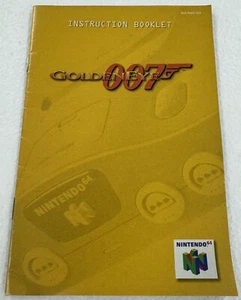 GoldenEye 007 (Nintendo 64, 1997) SOLO libretto di istruzioni - Foto 1 di 2