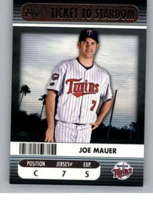 2009 Topps Ticket to Stardom Ticket To Stardom #TTS11 Joe Mauer (ref 141241) - Picture 1 of 2