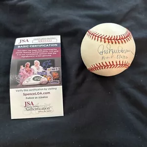HAL NEWHAVSER HOF TIGERS SIGNED AUTHENTIC AUTOGRAPHED OML BASEBALL JSA COA - Picture 1 of 3