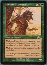 Multani, Maro-Sorcerer Urza's Legacy PLD Green Rare CARD (245577) ABUGames