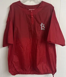 Vintage St Louis Cardinals MLB Baseball Rawlings Batting Practice S/S Jacket L - Picture 1 of 5