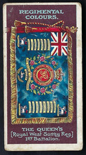 GALLAHER - REGIMENTAL COLOURS & STANDARDS - #169 THE QUEEN'S 1ST BATTALION