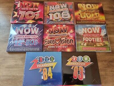 Now That's What I Call Music CD's X 8 All New & Sealed • 6.60£