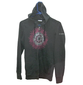 COLUMBIA Women's (Size Small) Gray Long Sleeve Hoodie Full Zip Hooded Sweatshirt - Picture 1 of 4