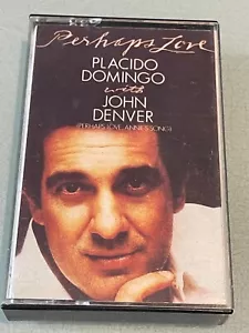 Placido Domingo With John Denver - Perhaps Love - Audio Cassette Tape Album 1981 - Picture 1 of 5