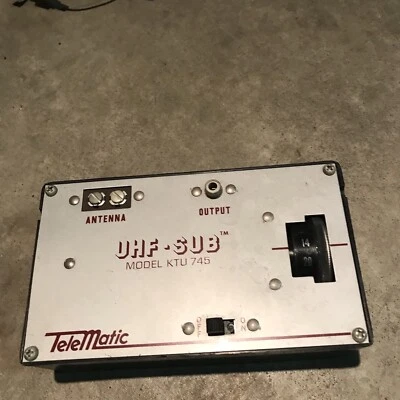 Controlador de televisión Telematic UHF SUB Ktu 745? Vintage Foto 1 de 4