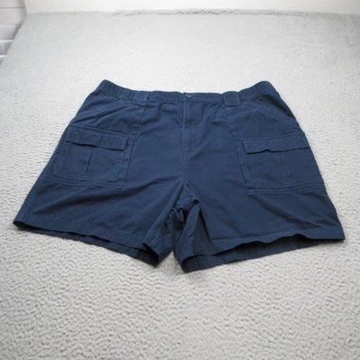 Croft & Barrow Shorts Mens 44 Blue Flat Front Chino Cotton - Image 1 of 4