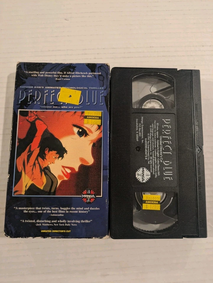 Perfect Blue (VHS, 1999, Original Japanese Dubbed English Directors Cut) - Image 1 of 4