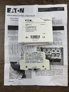 Eaton C320PRP2 poste de alimentación para contactor de iluminación C30CN doble poste 30A nuevo S6 - Imagen 1 de 1