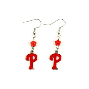 Philadelphia Phillies MLB Sophie Style Dangle Earrings - Picture 1 of 1