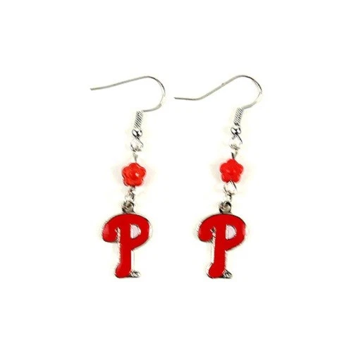 Philadelphia Phillies MLB Sophie Style Dangle Earrings - Image 1 of 1