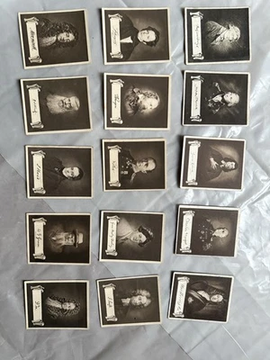 1923 Nicolas Sarony Cigarette Cards – Celebrities & Autographs x16 Vintage Set - Image 1 of 4