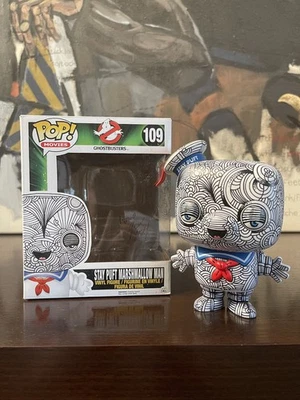 HOWIE GREEN PERSONALIZADO Stay Puft Marshmellow Man PERSONALIZADO ¡MUY DETALLADO! Funko Foto 1 de 4
