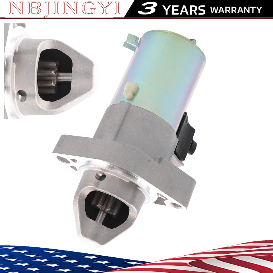 New Starter For Honda CR-V CRV 2002 2003 2004 2005 2006 2.4L 17844 31200-PPA-505 - Image 1 of 4
