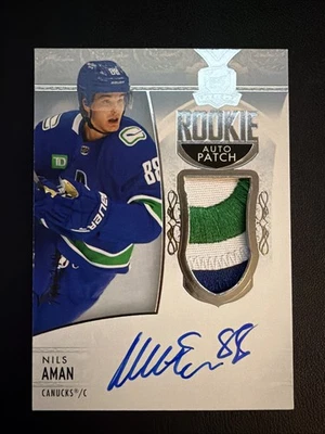 NILS AMAN - 2022 The Cup Rookie Auto Patch #182 /249 - Image 1 of 2