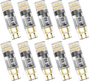 T5 Wedge Base LED Bulb 12V, T10 10 Count (Pack of 1), 1.5W Warm White - Picture 1 of 7