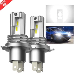 9003 H4 LED Headlight Bulbs Kit 100W 40000LM High Low Beam Super Bright White M4 - Picture 1 of 24