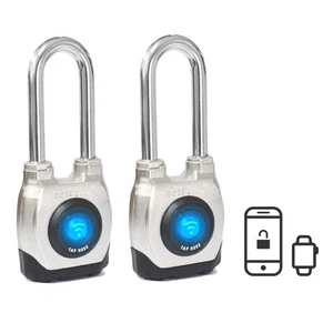 4. Gen. Smart Outdoor Wetterfestes Vorhängeschloss, Bluetooth + NFC, (lang - Bild 1 von 5