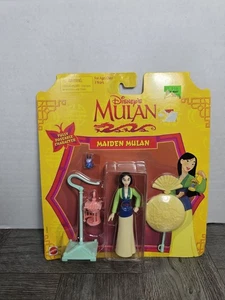 Vintage Rare 1997 Mattel Disney Mulan Carded Figure Maiden Mulan - Bild 1 von 2
