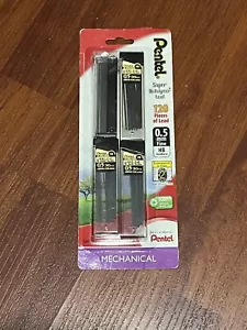 Pentel Super Hi-Polymer Refills, 0.5 mm Fine, HB, 120 Pieces of Lead - Afbeelding 1 van 1