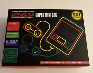 SLH Retro Family Console Band Two Controller Built in 621 HDMI HD Video Games - Picture 1 of 7