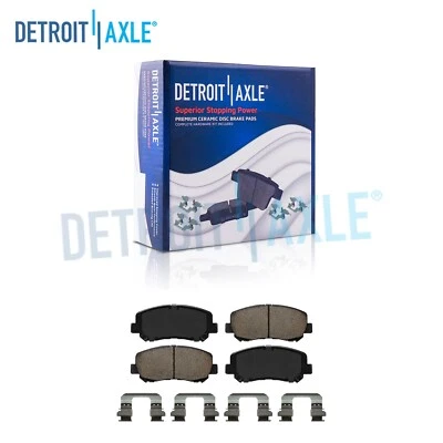 Front Ceramic Brake Pads w/Clips For 2015 2016 2017 Chrysler 200 Dodge Dart - Image 1 of 4