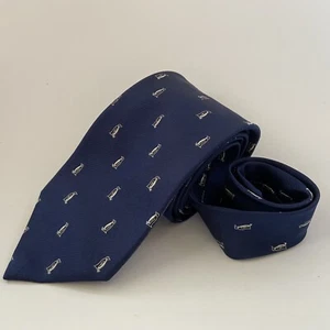 Banana Republic Blue Penguin Tie - Picture 1 of 3