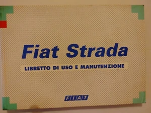 MANUALE FIAT STRADA USO E MANUTENZIONE - Foto 1 di 2