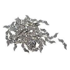 100pcs Angel Wing Charm Beads Antique Spacer Jewelry Making - 23x7mm
