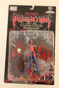 Brian Pulido's PURGATORY METALLIC Action Figure Moore Collectibles 1997 MOC NEW - Picture 1 of 3