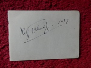 MADGE TITHERADGE - STAGE ACTRESS -  AUTOGRAPH
