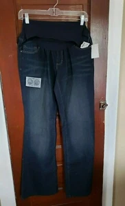 Jeans donna maternità maternità OH BABY S blu cotone spandex nuovo con etichette - Foto 1 di 6