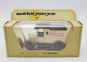 Matchbox Models of Yesteryear 1912 FORD MODEL T Y-12 Coca Cola New In Box 1978 - Picture 1 of 7