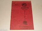 Operating Instructions Manual MG Magnette (Series Za ), Stand 04/1956