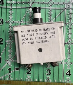 Circuit Breaker Avionics MS25017-7 Klixon D6752-2-7 7A 1pc - Picture 1 of 5